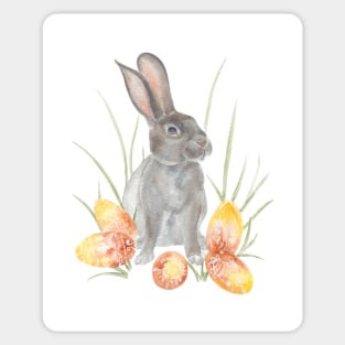 Vintage Style Easter Bunny Sticker